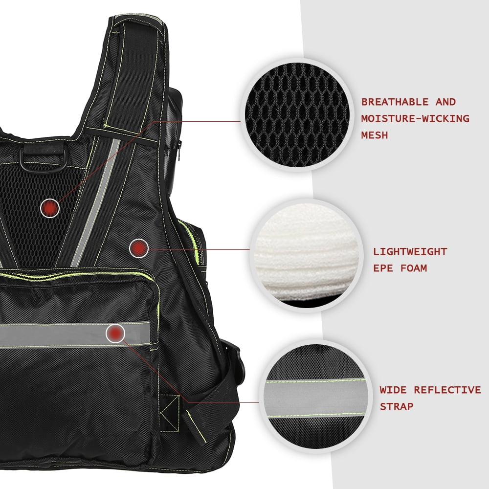 JARUSITE Fishing Floatation Vest Adults Waistcoat Z319