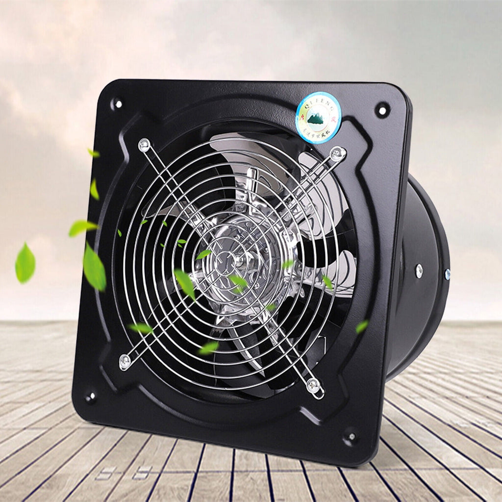 7" High Airflow Exhaust Fan, 110V 50W 2800 RPM Noise-free, Explosion-Proof Ventilation Extractor Fan Axial Fan