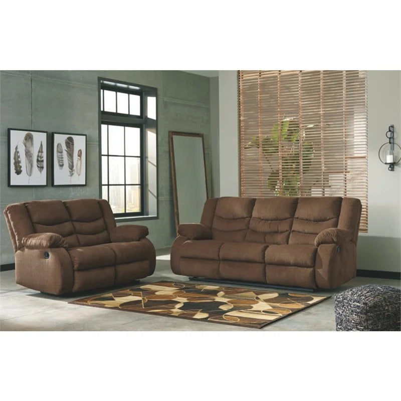 Bowery Hill Reclining Sofa Chocolate H13855