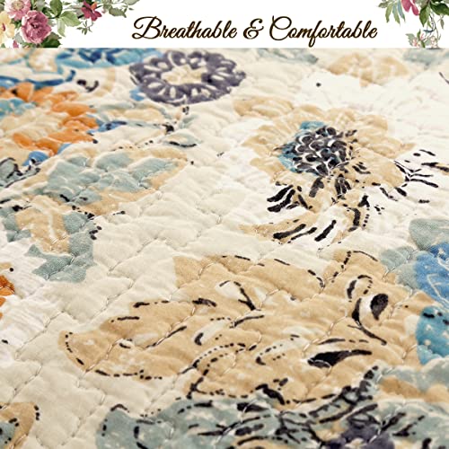 Cozy Line Home Fashions 3-Piece Reversible Queen Quilt Bedding Set C5948