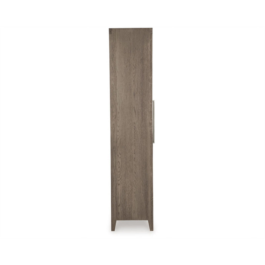 Ashley Furniture Dalenville 2-Door Wood Accent Cabinet, Antiqued Light Gray O6624