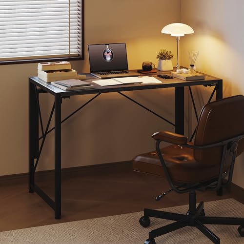 Folding Desk 31.5" for Small Spaces, Portable, Grey D1525