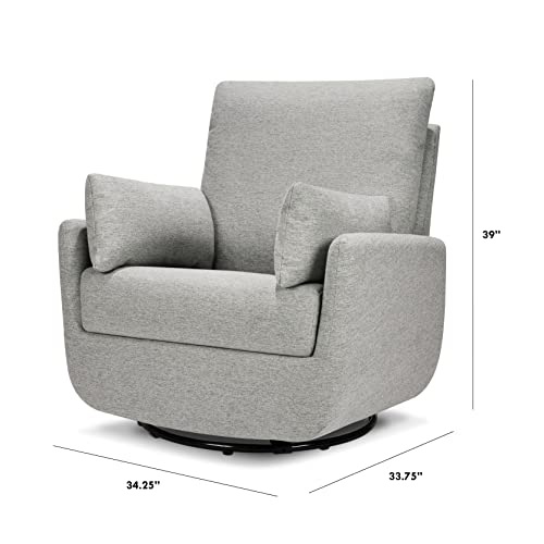 DaVinci Juno Swivel Glider in Ivory Boucle, Greenguard Gold Certified A96424