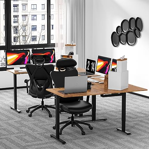 Upgrade Version 63 x 55 inch L Shaped Electric Standing Desk E679178