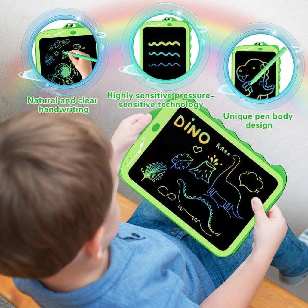 LCD Writing Tablet for Kids Dinosaur Drawing Board Toys Ages 3-8 R744