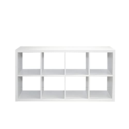 8-cube Storage Organizer, Open Back Bookcase Shelf P8331