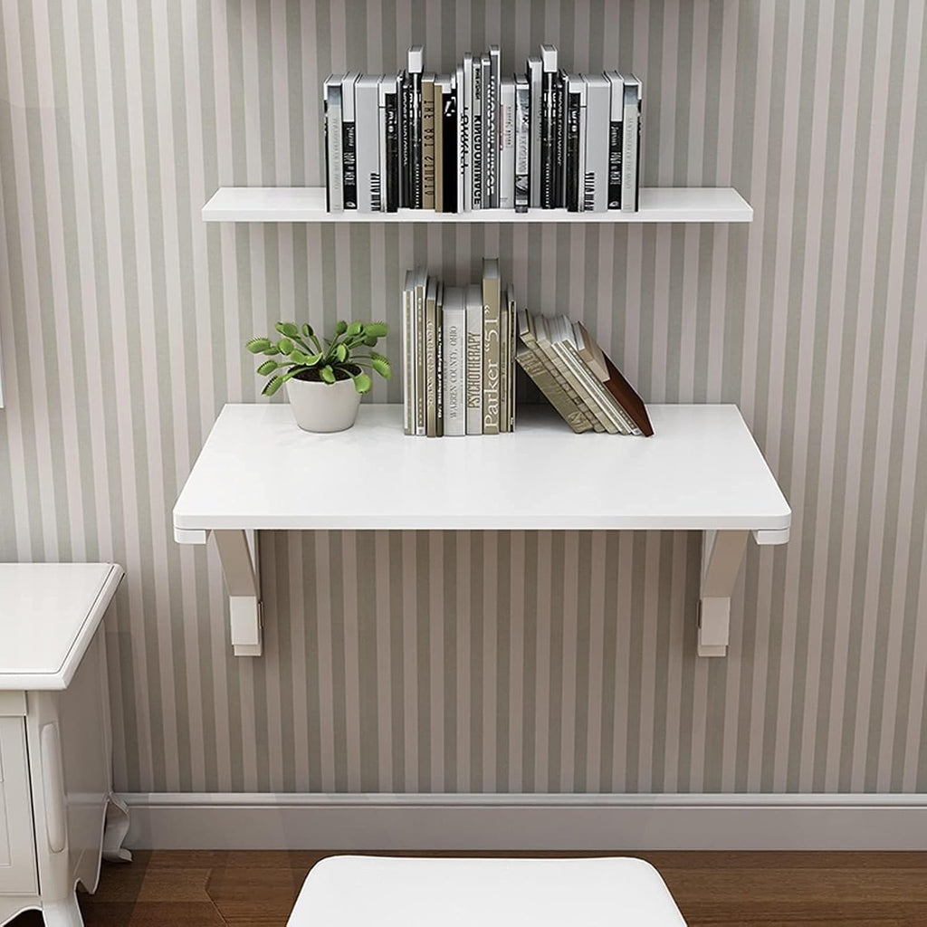 Wall-Mounted Folding Drop Leaf Dining Table for Small Spaces, 120 x 40 cm D24839