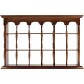 Holzlrgus Miniature Wooden Furniture Wall Cabinet Mini Cupboard Bookshelf 1:6 Scale Kitchen Living Room Storage Shelf (Walnut Color)