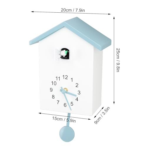 Cuckoo Clock Bird Voice Wall Clock with Pendulum O6210