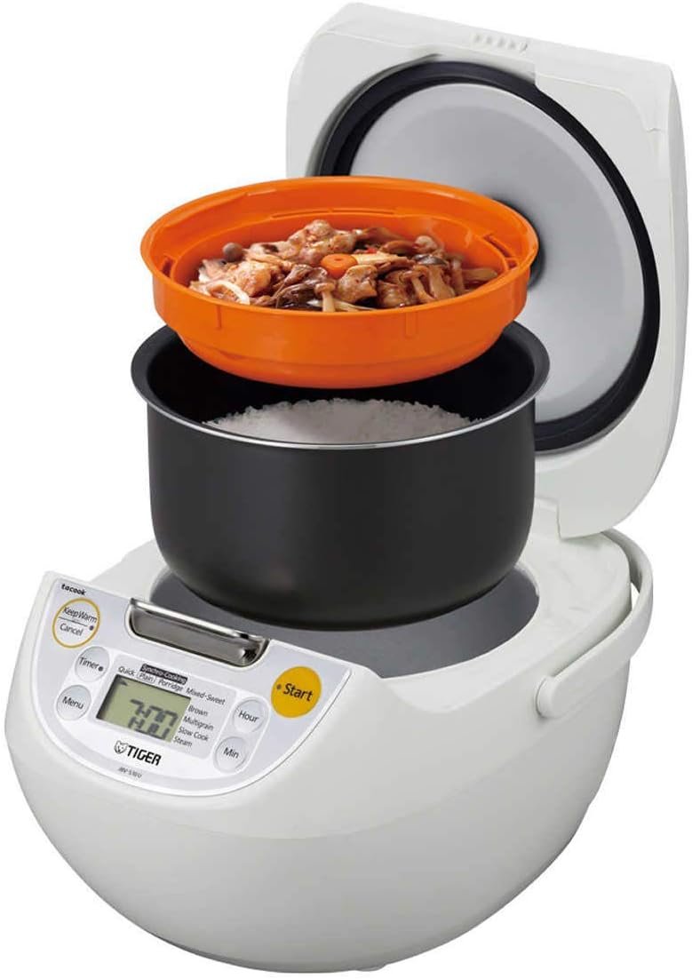 Tiger Japan Made 5.5-Cup Micom Rice Cooker and Warmer with Non-Stick Inner Pot Y6616