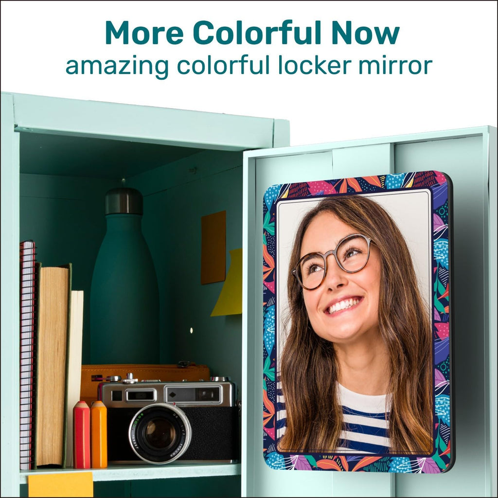 Magnetic Locker Mirrors for Girls 5x7 Inch 2 Pack O645397