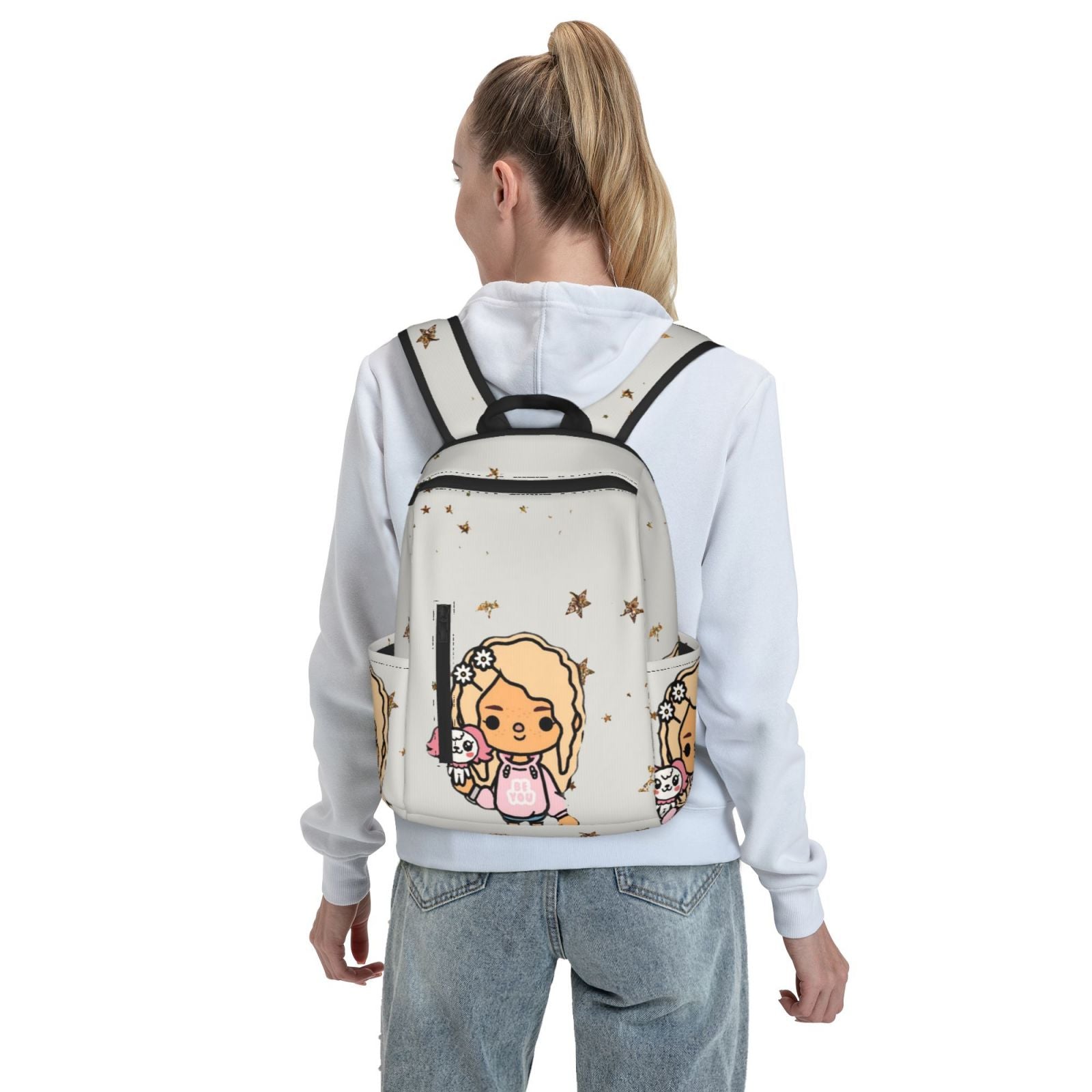 Toca Boca Life Backpack Student School Bag Lightweight Unisex Y145