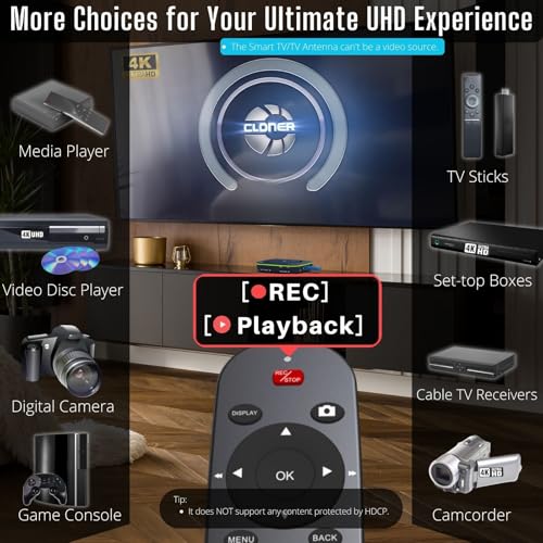 UHD Pro 4K Video Recorder HDMI Capture DVR with H.265 Codec W358197