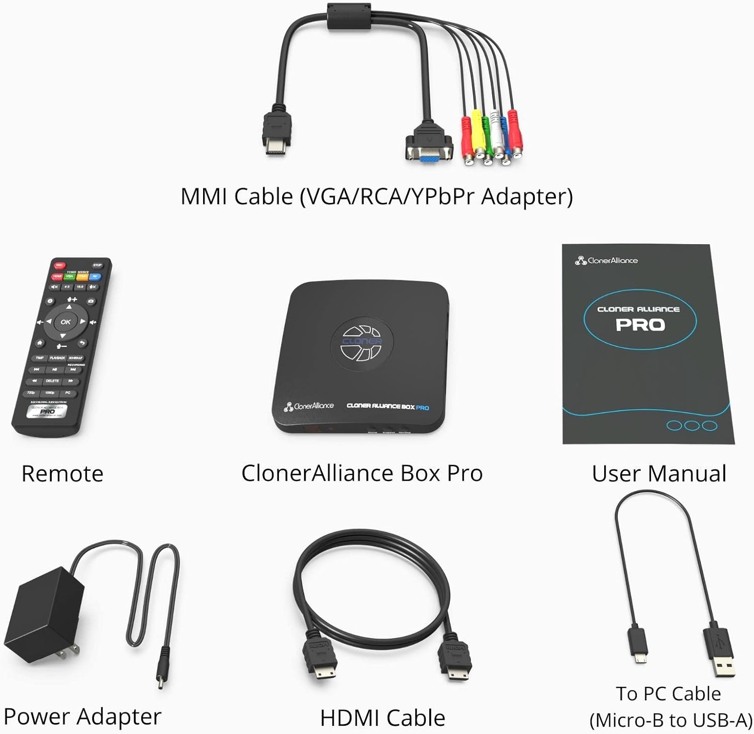 Box Pro 1080p 60fps Video Recorder DVR with HDMI Capture and TV Playback J31460
