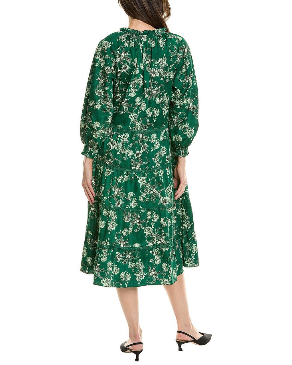 alice + olivia womens Layla Midi Dress X3943