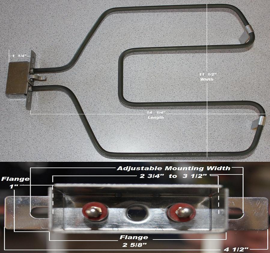 Outdoor Electric Smoker BBQ Grill Replacement Heating Element S10161