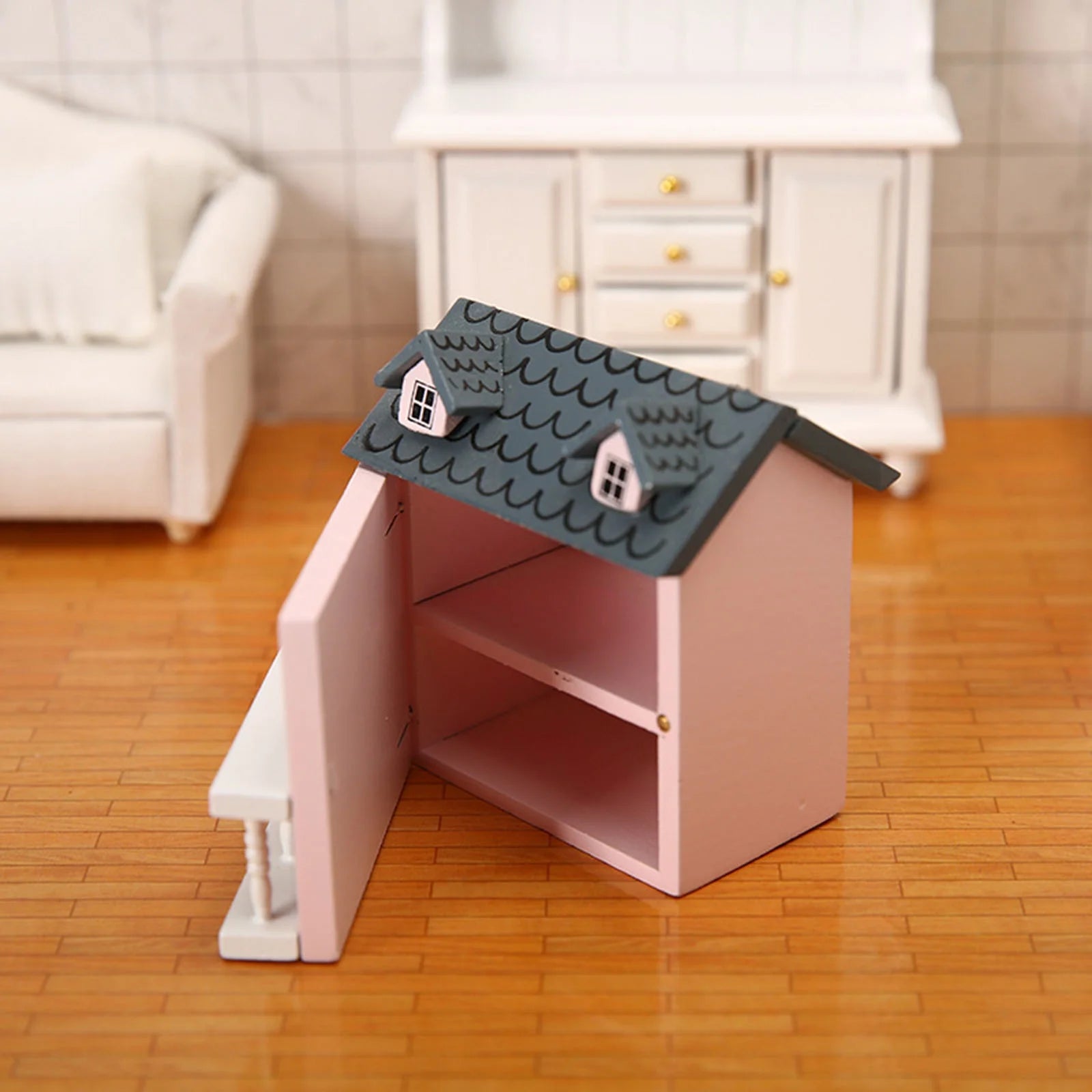 VIEGINE Miniature Villa Dollhouse Furniture Toy for 1:12 DIY BJD Dolls W18326