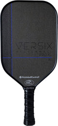 VERSIX Pro XL 6C Carbon Control Textured Pickleball Paddle - Carbon Fiber Face, Weight 7.8 – 8.2oz.(Midweight), 15mm Thick Polypropylene Core, 4 1/8" Grip (Small Grip)
