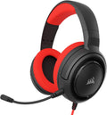Corsair Hs35 Wired Stereo Gaming Headset w/Microphone - Red