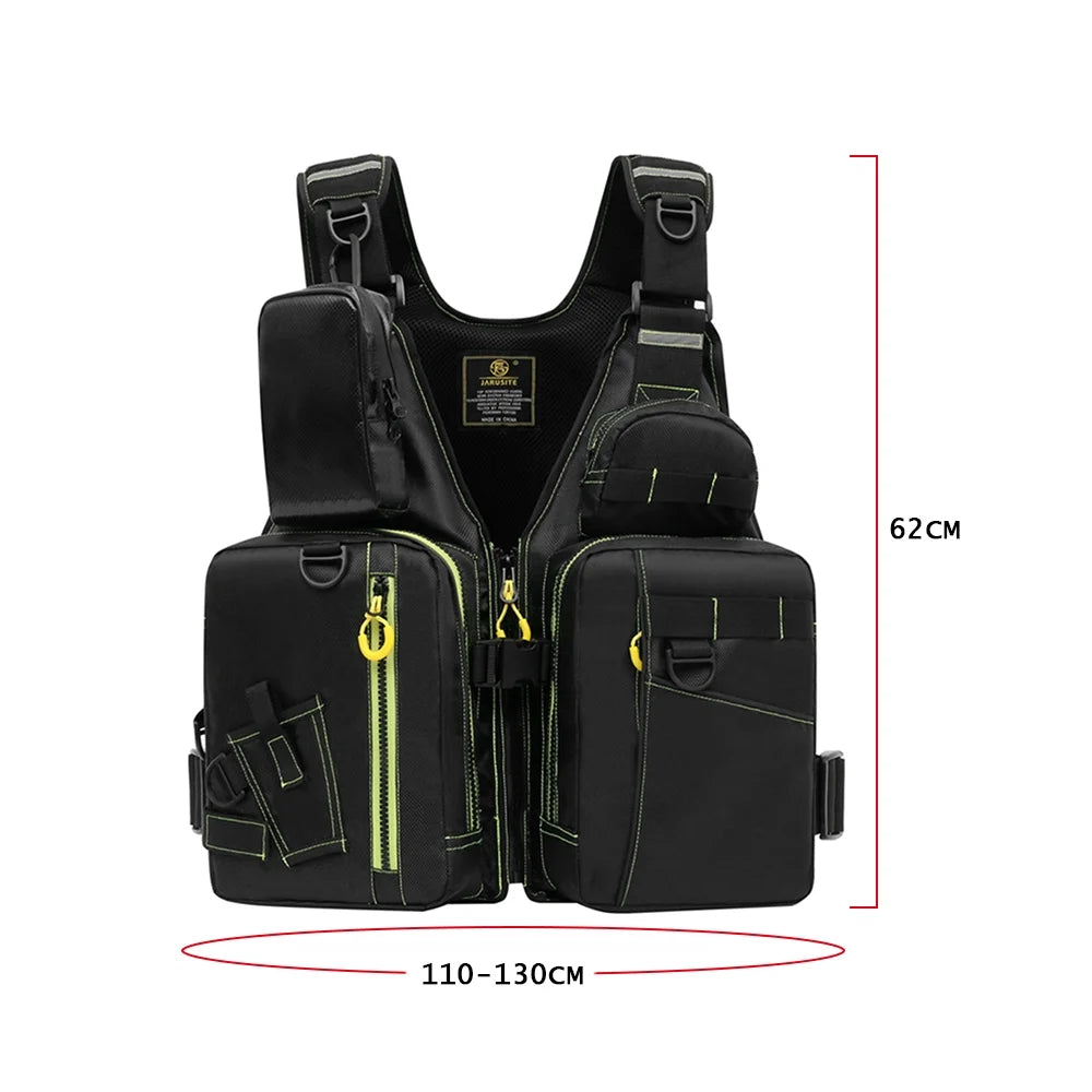 JARUSITE Fishing Floatation Vest Adults Waistcoat Z319