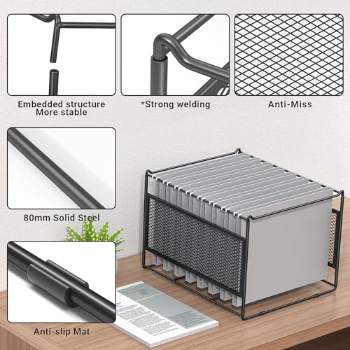 Hanging File Folder Frame for Legal & Letter Size, 15.2"L x 12.4"W x 10.5"H I8902