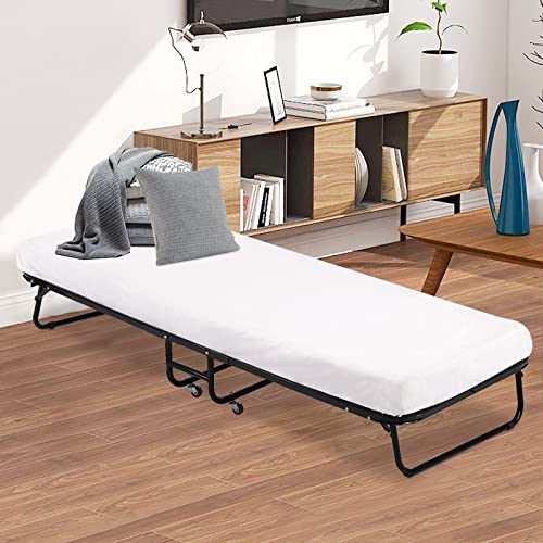 Folding Bed Frame Heavy Duty Portable Bed for Adults B301