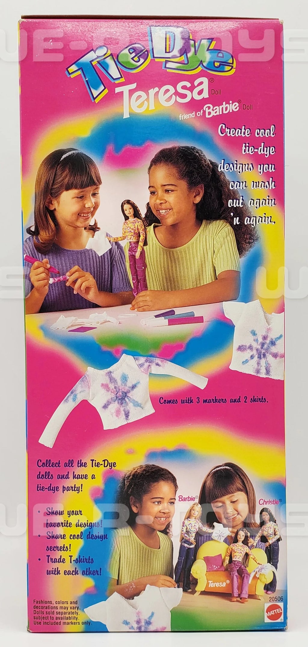 Tie Dye Teresa Barbie Doll 1998 NRFB D78451
