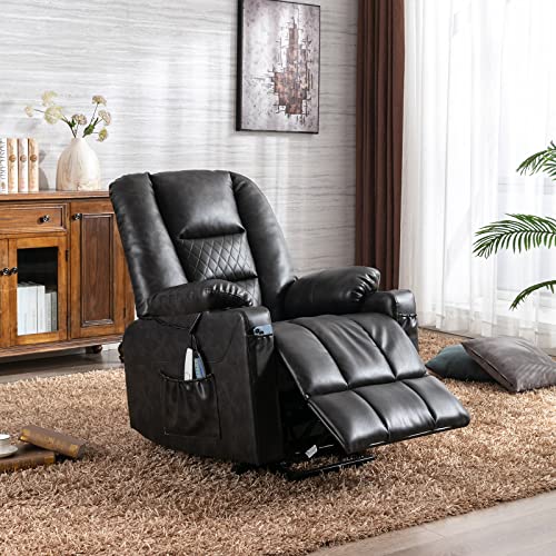 Power Lift Recliner Chair with Massage and Heat for Elderly Adults J54794
