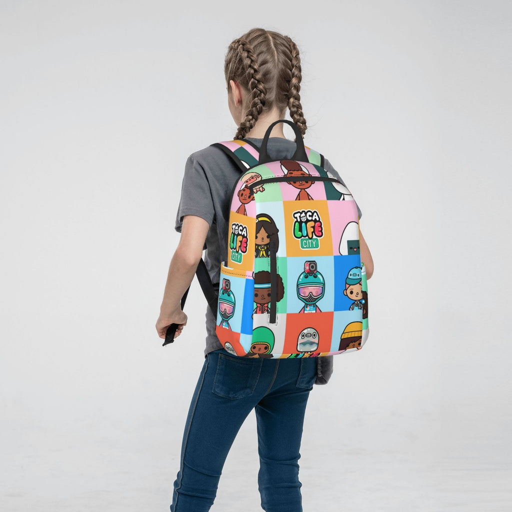 Toca Boca Life Backpack Student School Bag Lightweight Unisex D387651