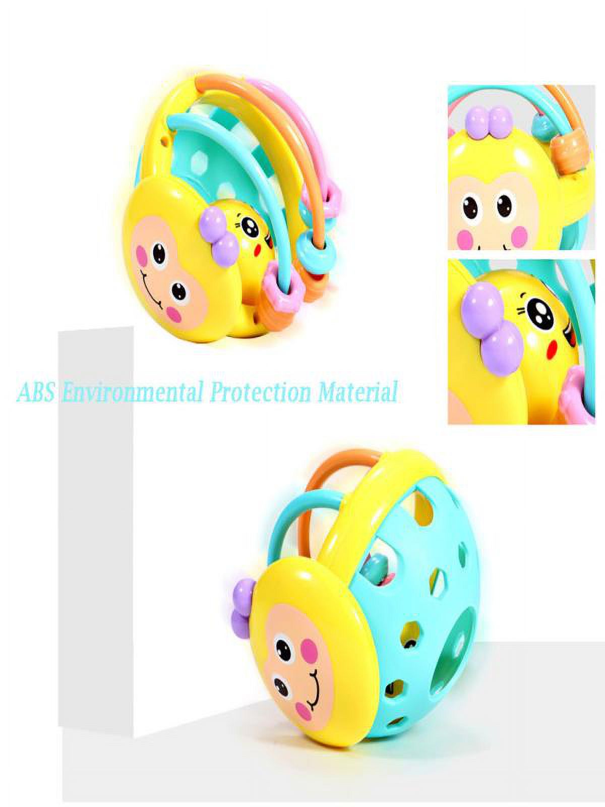 Baby Hand Bell Rattles Ball Toys for 6-12 Months Toddlers, BPA Free S8393