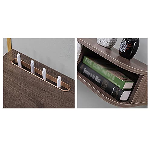 Wall Hanging TV Cabinet Solid Wood Floating Entertainment Unit B98023