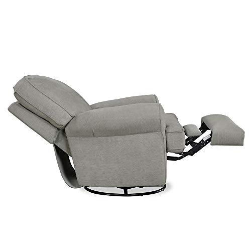 Baby Relax Kenzie Swivel Glider Recliner Chair, Gray I457