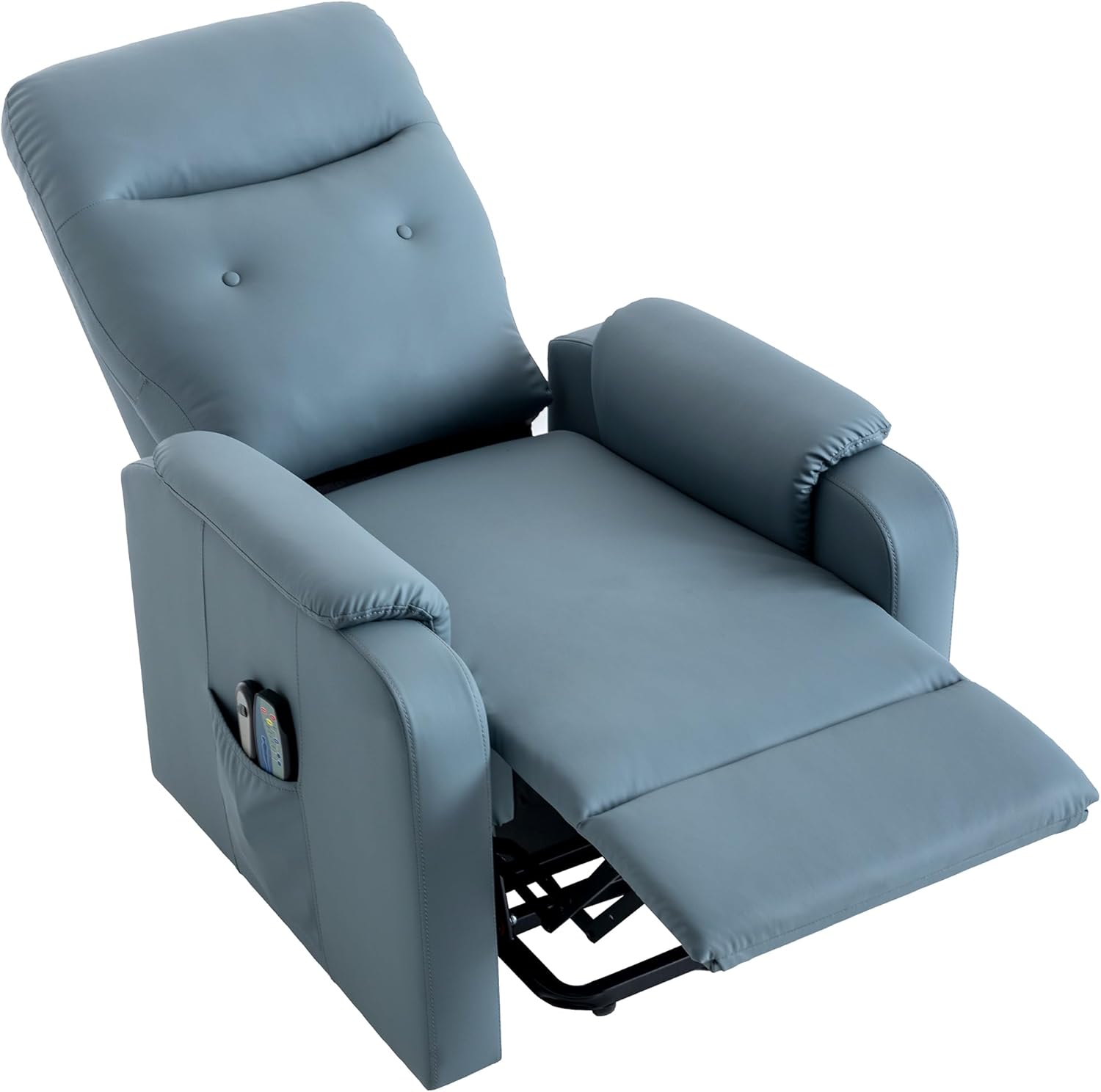Power Lift Chair for Elderly with Heated Massage, F-Blue W13612