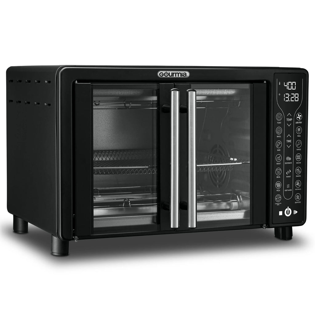 Black Digital French Door Air Fryer Toaster Oven G568