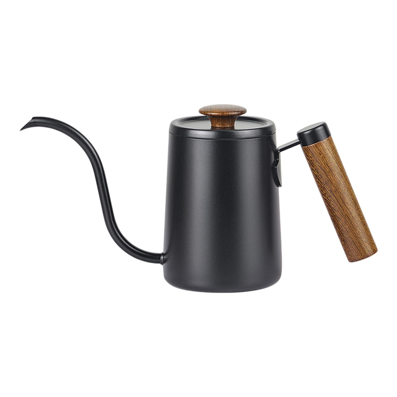 Gooseneck Coffee Kettle for Pour Over Camping Black S9507