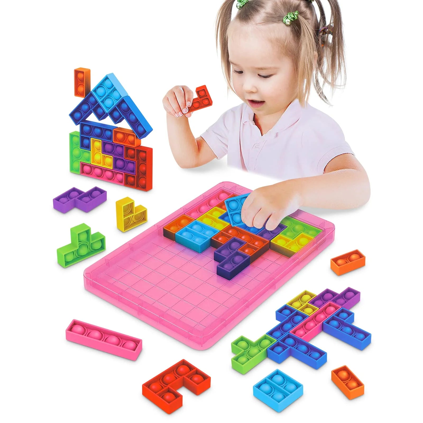 Dream Fun Birthday Gifts for Kids Age 4-5-6-7 |Stress and Anxiety Relief Toy for Girls 4-6 Year Old Fidget Toy Set for 3-4-5-6-7-8 Year Old Child Jigsaw Puzzle for Toddler Age 3-4-5