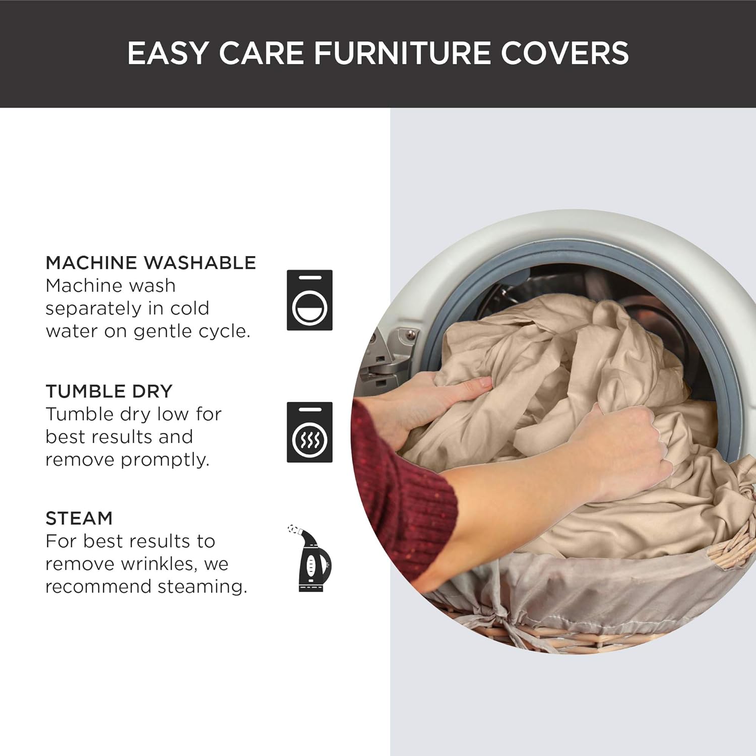 Matelasse Damask Loveseat Furniture Cover, Box Cushion, White M7041
