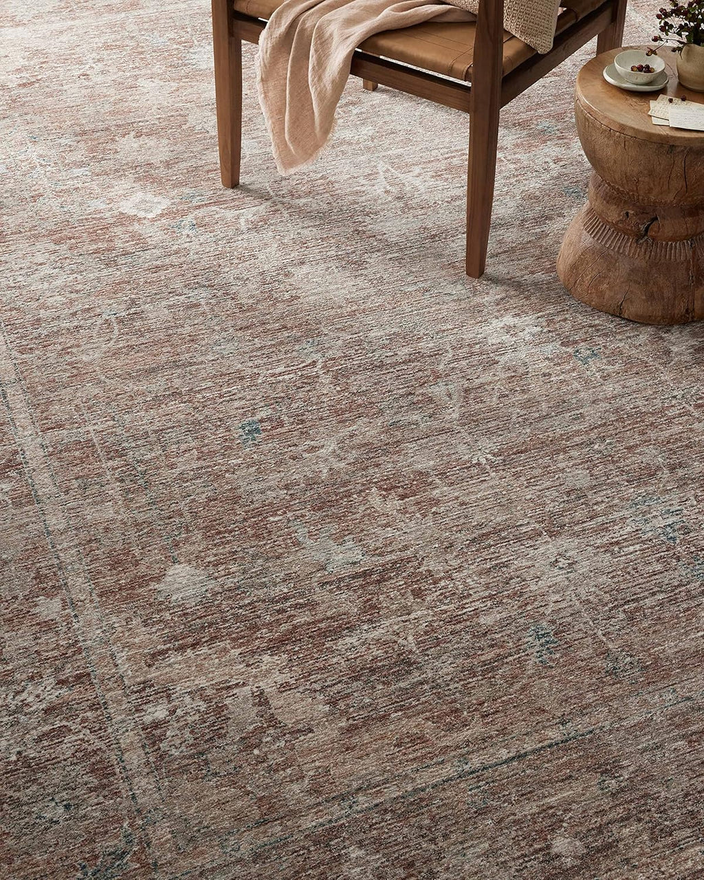 Loloi Magnolia Home by Joanna Gaines x Millie Brick/Fog 7'10" x 10' Area Rug T47527