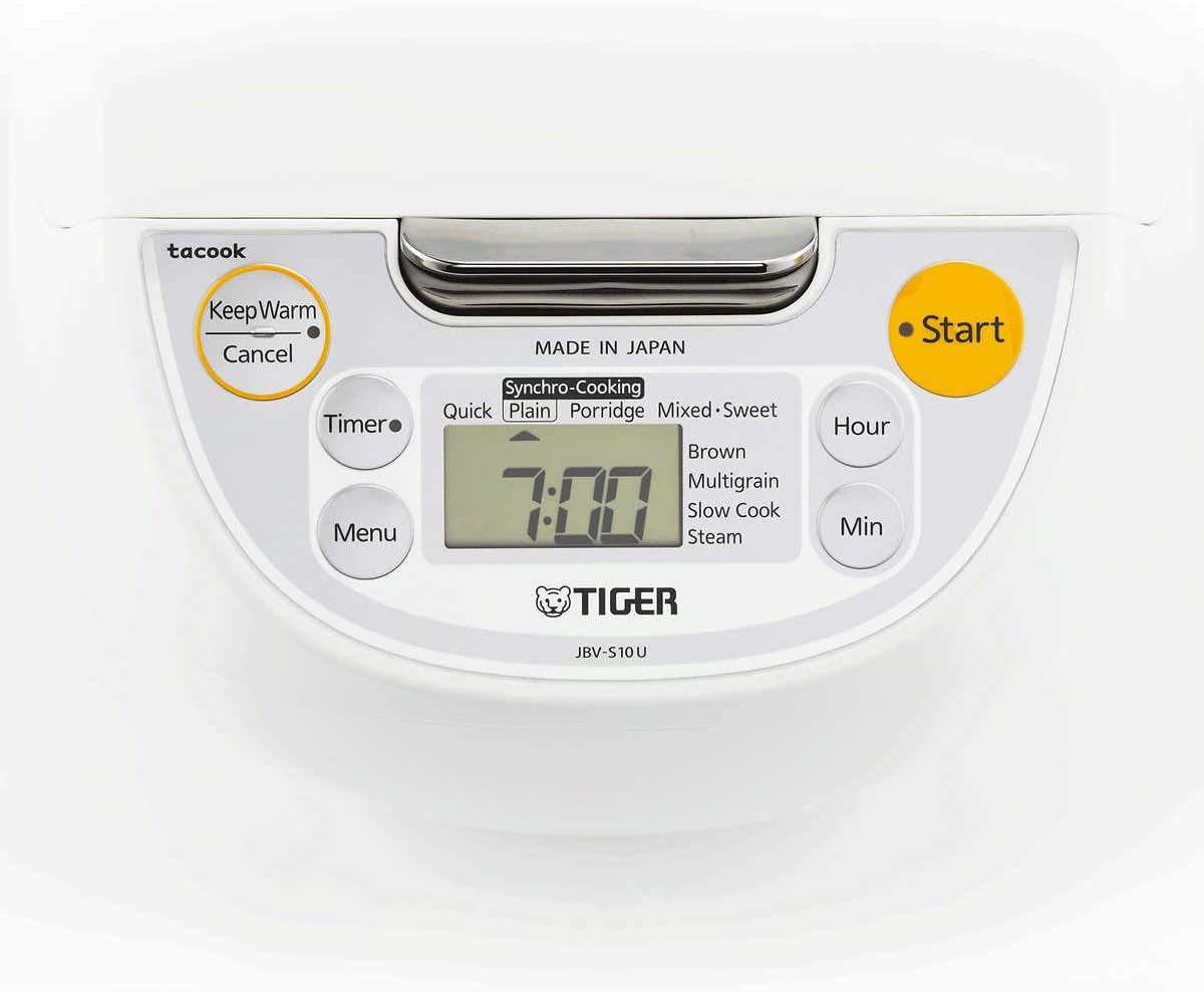 Tiger Japan Made 5.5-Cup Micom Rice Cooker and Warmer with Non-Stick Inner Pot Y6616