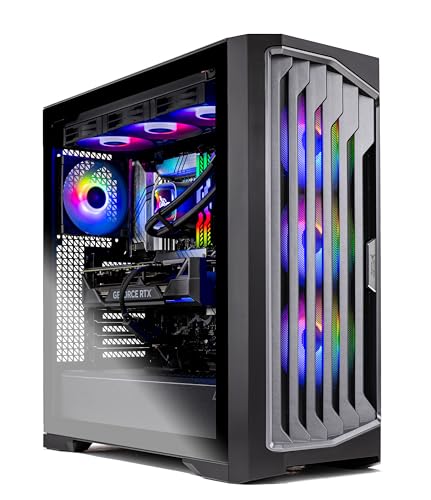 Skytech Shadow 3.0 Gaming PC Desktop - Intel Core-i7 9700KF 3.6GHz, RTX 2060 6GB, 16GB DDR4 3000, 1TB SSD, AC WiFi, Win 10 Home, Black