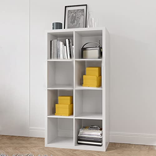 8-cube Storage Organizer, Open Back Bookcase Shelf P8331
