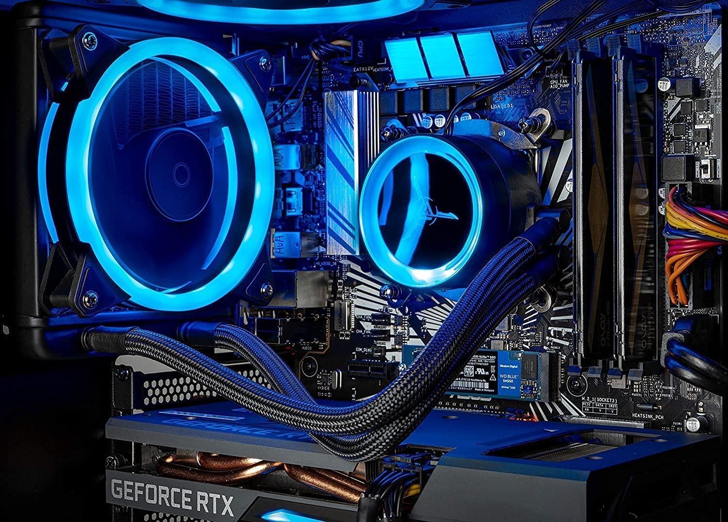 Skytech Gaming Shadow Gaming PC Desktop, Intel Core i7, RTX 3070, 1TB SSD, 16GB RAM I895