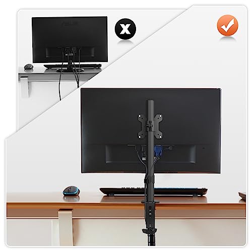 Pholiten Monitor Mount for 13-32" Screens, Adjustable Single Desk Stand, VESA 75x75/100x100mm S87837