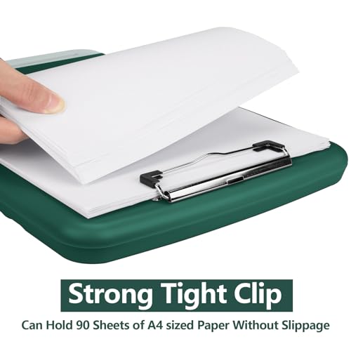 Navy Blue Clipboard with Storage and Pen Holder V5719