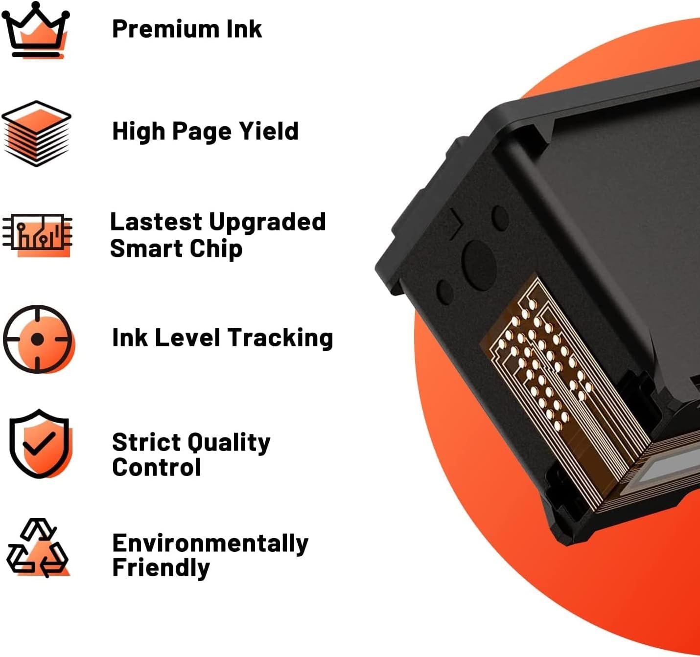 Raleza PG-275XL High Yield Black Ink Cartridge 2 Pack for Canon PIXMA TS3500 TS3522 TR4700 TR4722 T15159