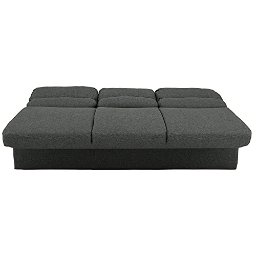RecPro 72" RV Jackknife Sleeper Sofa with Drop-Down Console, Cloth Fabric Q782490