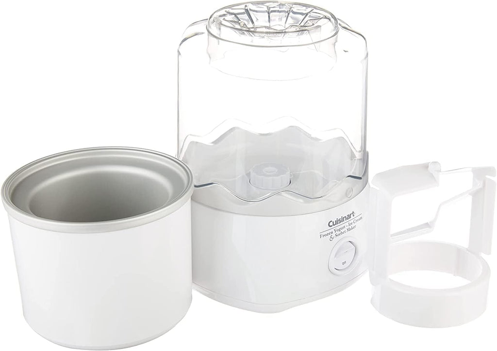 Cuisinart ICE-20P1 Automatic 1.5-Quart Ice Cream Maker, White B685