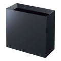 Yamazaki Home Trash Can-Modern Garbage Waste Basket with Handle for Kitchen Bedroom Bathroom Office | Plastic, Tall, White