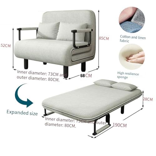 Sofa Bed Convertible Sleeper Chair with Washable Cover K8119