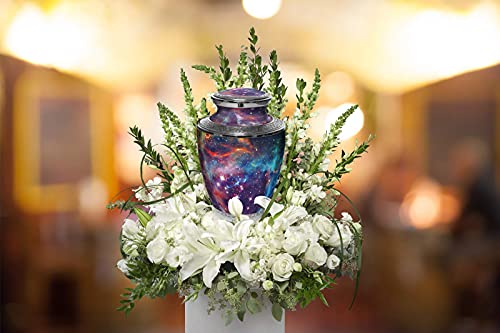 Cosmic Galaxy Keepsake Urns for Human Ashes with Velvet Gift Box X613